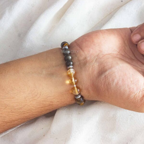 pyrite citrine tigers eyes