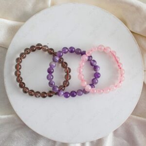 rose quartz amethyst smoky quartz intention bracelets 8mm 02