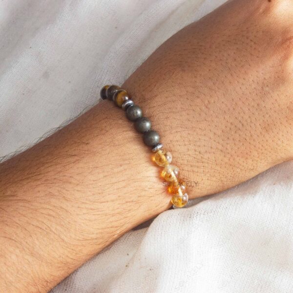Solar Plexus Chakra Crystal Bracelet - Image 6