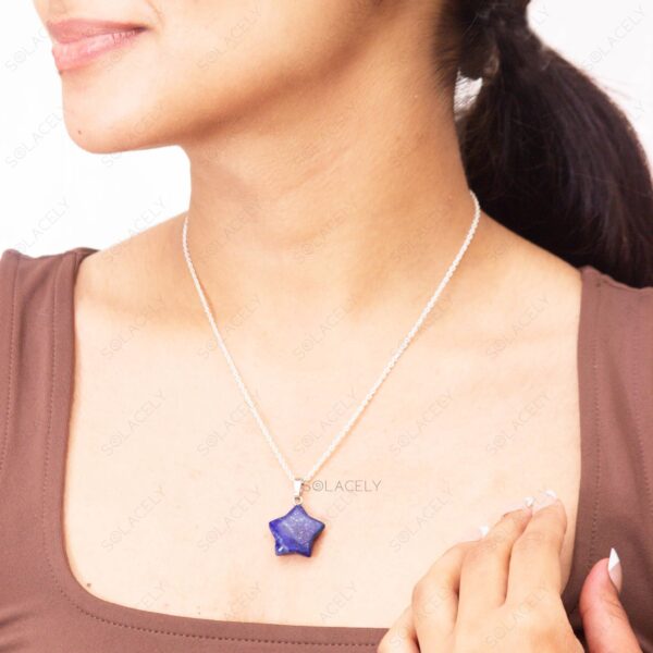 Lapis Lazuli Star Pendant - Image 2