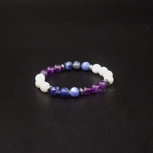 third chakra crystal bracelet 8mm beads