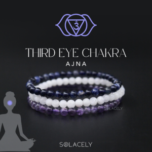 third eye chakra stackable bracelet set