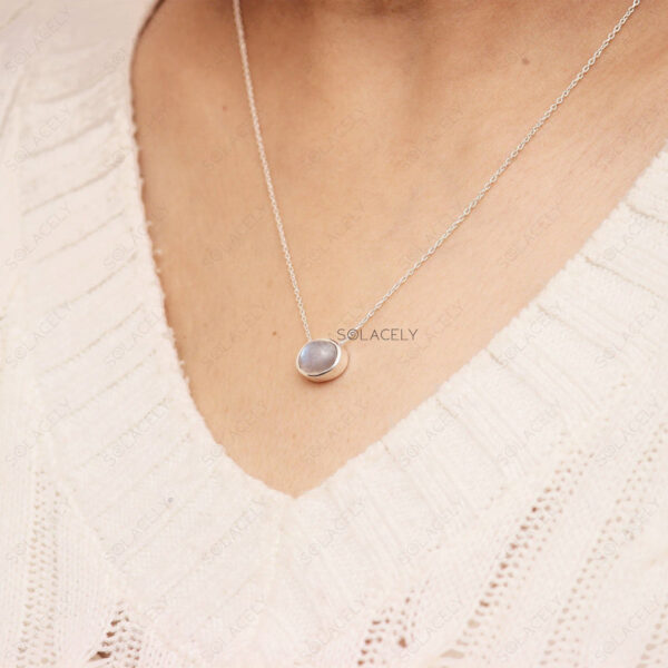 Moonstone Sterling Silver Necklace