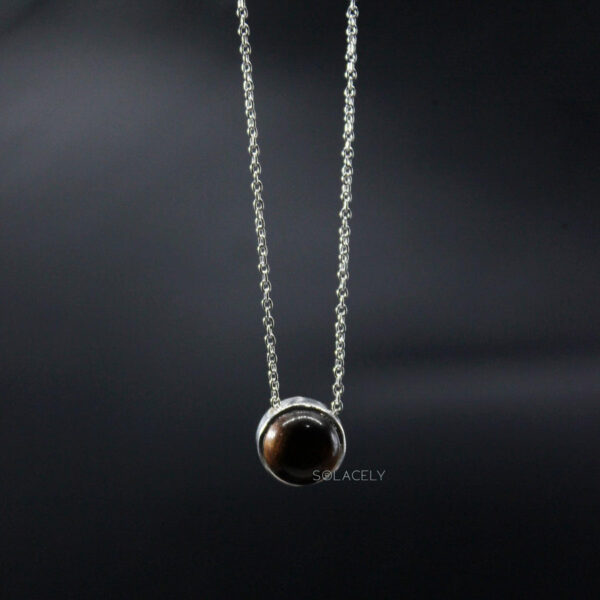 Tiger Eye Sterling Silver Necklace - Image 2