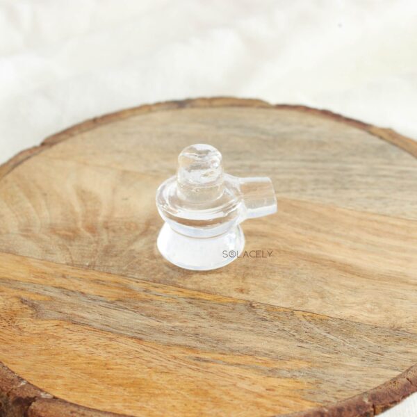 Clear Quartz/ Sphatik Shivling - Image 5