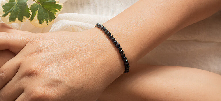 Black Tourmaline Crystal Bracelet
